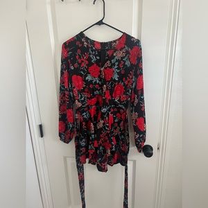 Floral long sleeve blouse